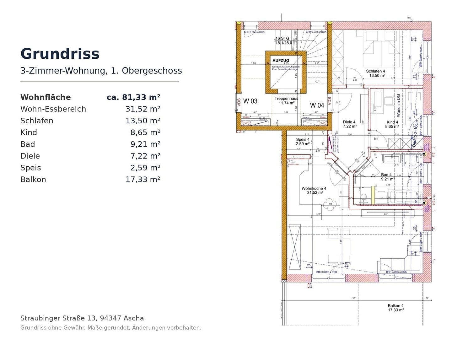 Prenájom bytu 3-izbový 82 m², Ascha, Bavorsko Prenájom bytu 3-izbový 82 m², Ascha, Bavorsko