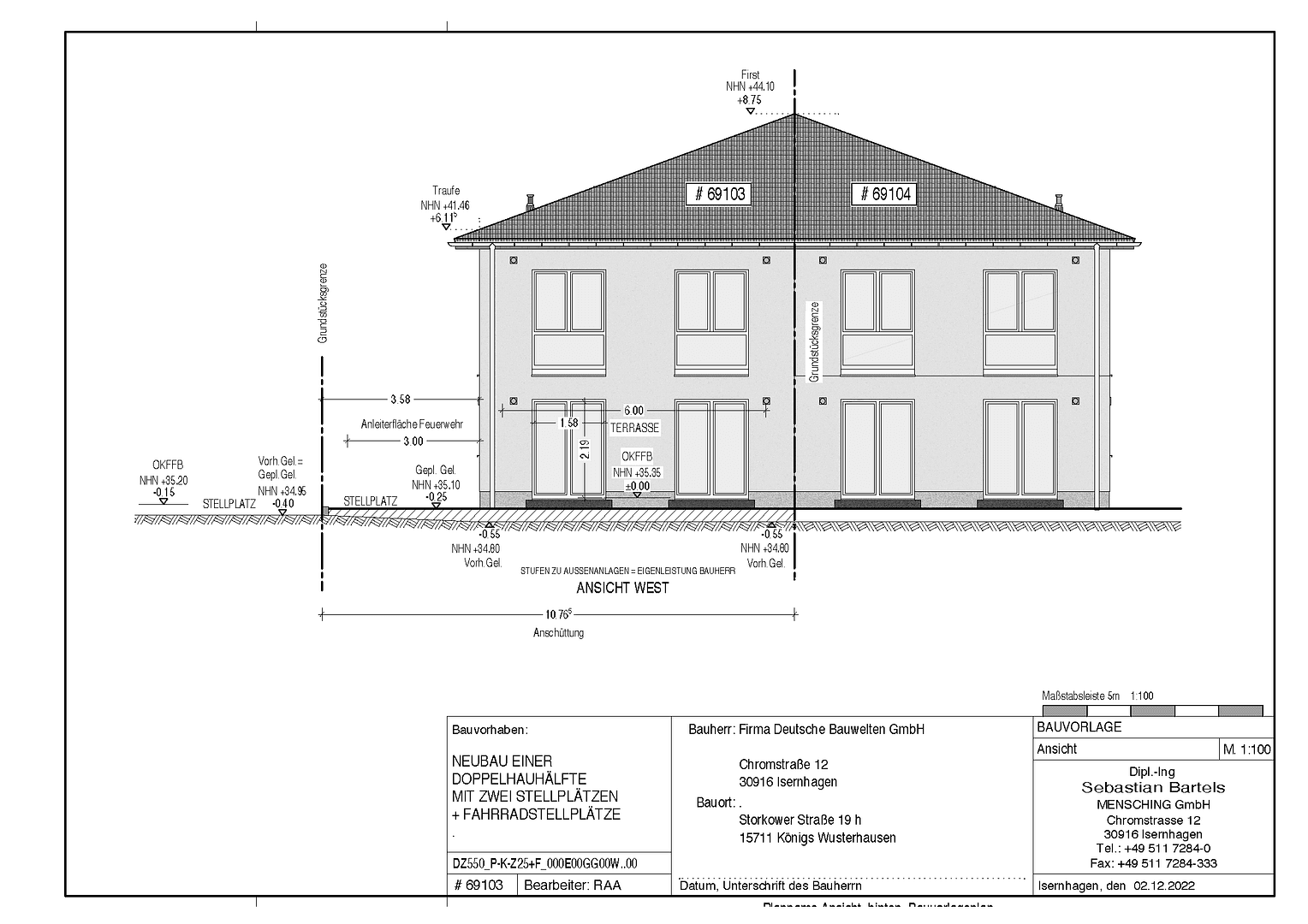 Predaj domu 120 m², pozemok 265 m², Storkower Straße 19 H, Königs Wusterhausen, Brandenbursko Predaj domu 120 m², pozemok 265 m², Storkower Straße 19 H, Königs Wusterhausen, Brandenbursko