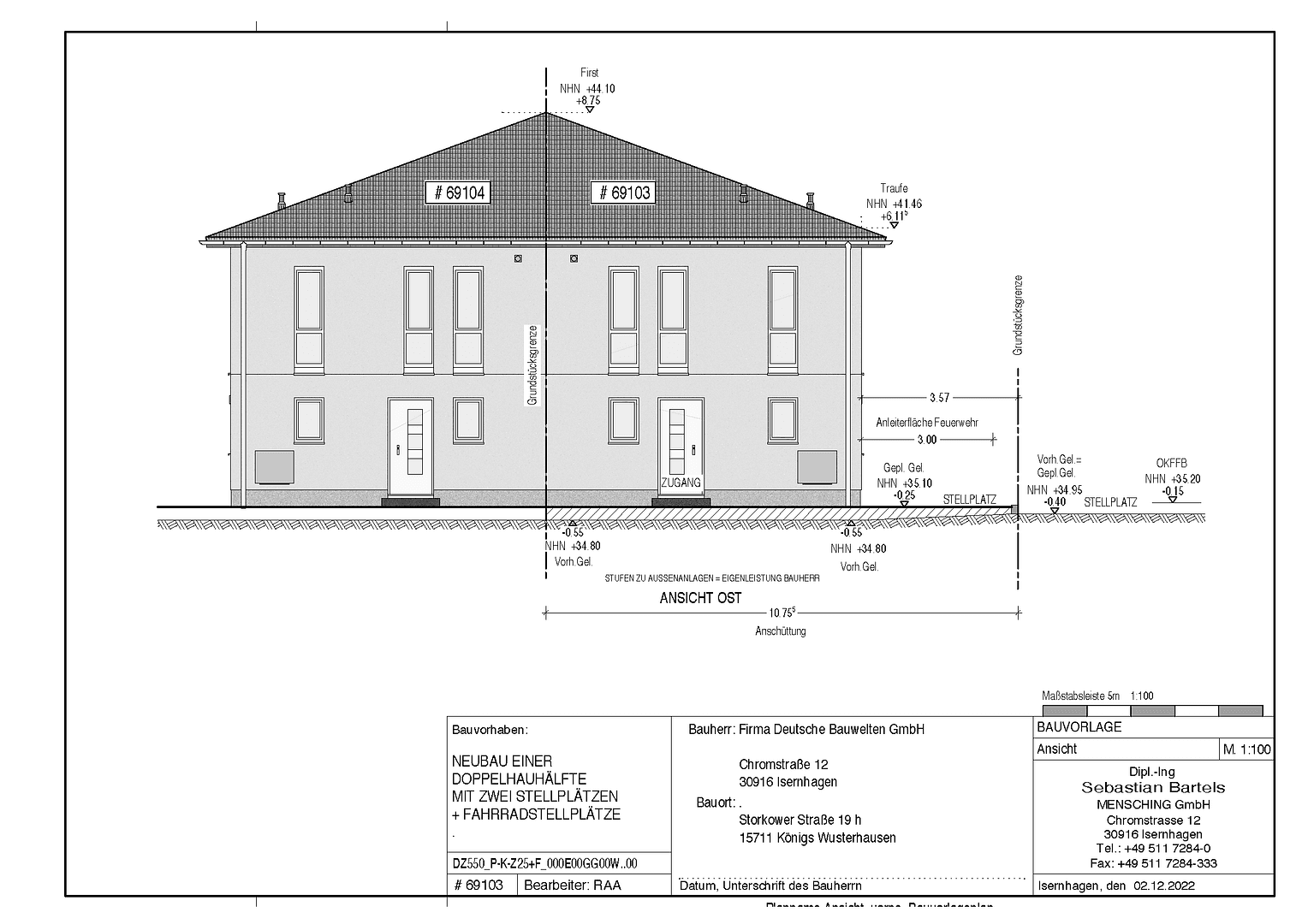 Predaj domu 120 m², pozemok 265 m², Storkower Straße 19 H, Königs Wusterhausen, Brandenbursko Predaj domu 120 m², pozemok 265 m², Storkower Straße 19 H, Königs Wusterhausen, Brandenbursko
