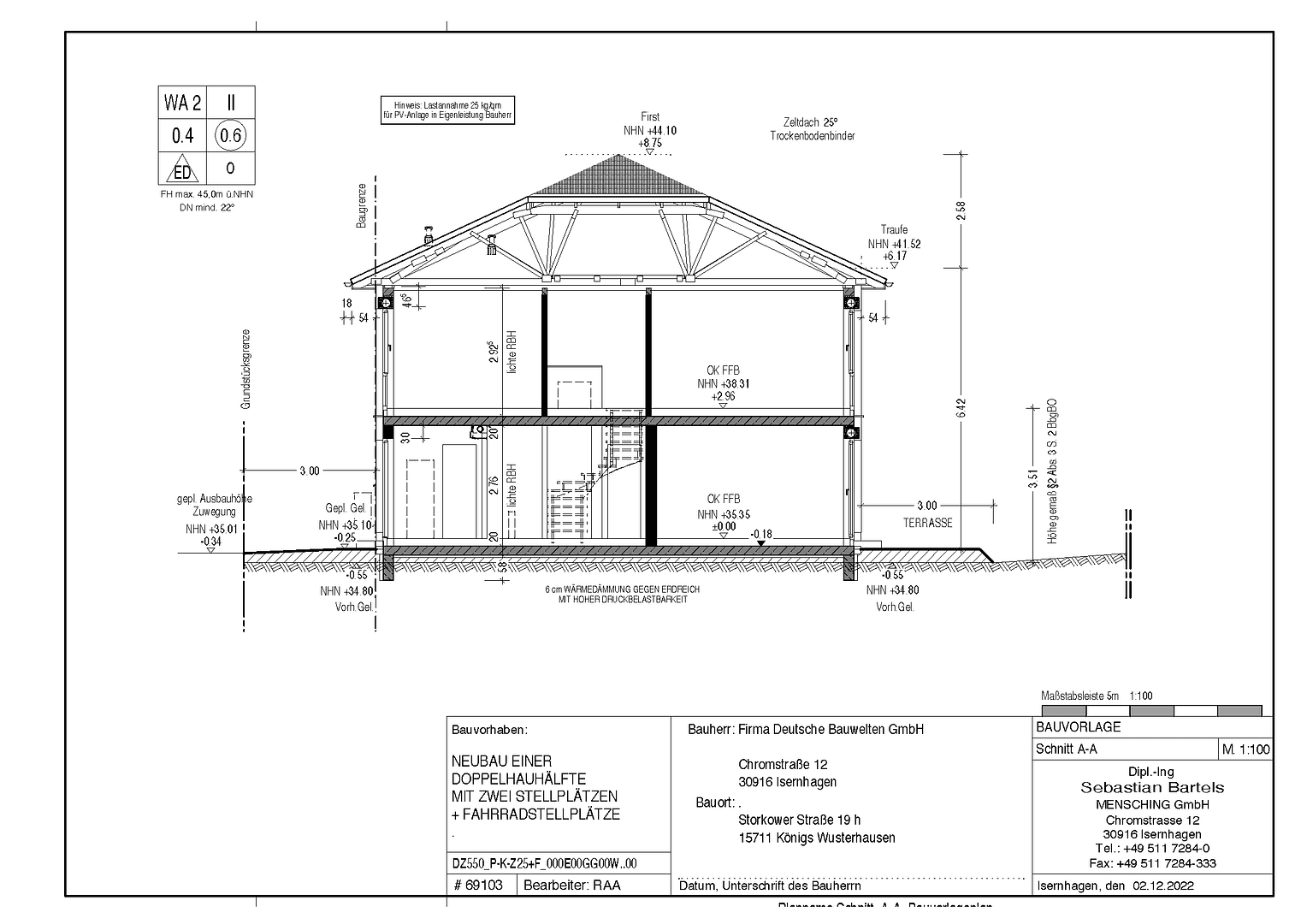 Predaj domu 120 m², pozemok 265 m², Storkower Straße 19 H, Königs Wusterhausen, Brandenbursko Predaj domu 120 m², pozemok 265 m², Storkower Straße 19 H, Königs Wusterhausen, Brandenbursko