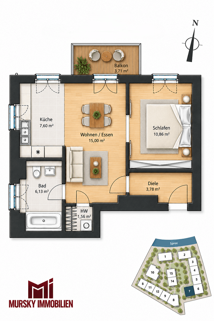 Predaj bytu 2-izbový 47 m², Berlin, Berlín Predaj bytu 2-izbový 47 m², Berlin, Berlín