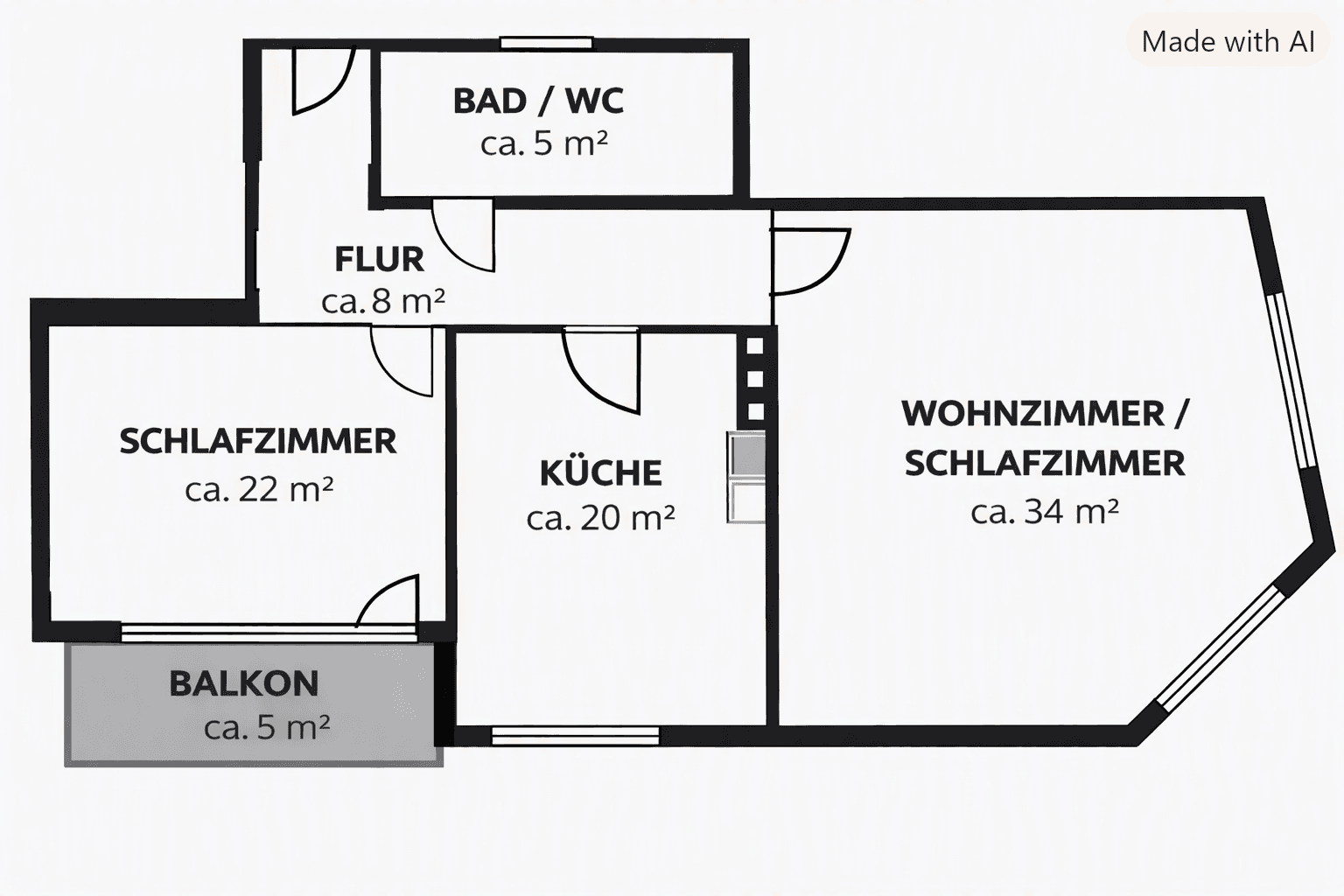 Prenájom bytu 2-izbový 89 m², Oranienstr. 12, Aachen, Severné Porýnie - Westfálsko Prenájom bytu 2-izbový 89 m², Oranienstr. 12, Aachen, Severné Porýnie - Westfálsko