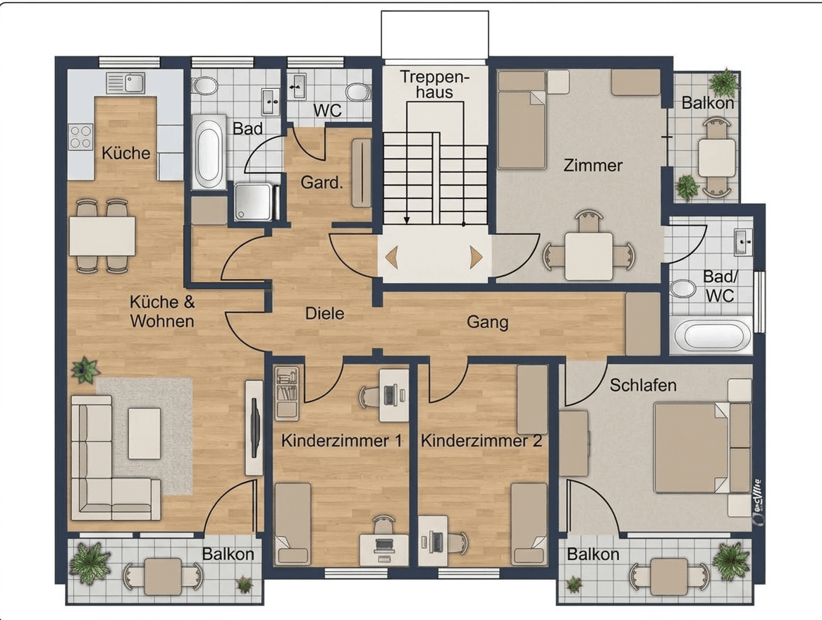 Prenájom bytu 4-izbový 105 m², Traunsdorferstr. 23, Traunstein, Bavorsko Prenájom bytu 4-izbový 105 m², Traunsdorferstr. 23, Traunstein, Bavorsko