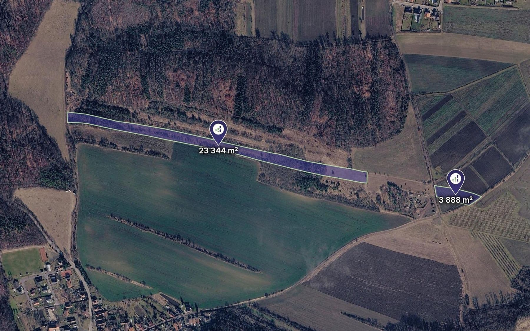 Predaj pozemku 29.403 m², Jeviněves, Středočeský kraj Predaj pozemku 29.403 m², Jeviněves, Středočeský kraj