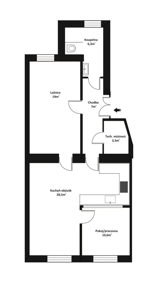 Predaj bytu 3-izbový 75 m², Alešova, Plzeň, Plzeňský kraj Predaj bytu 3-izbový 75 m², Alešova, Plzeň, Plzeňský kraj