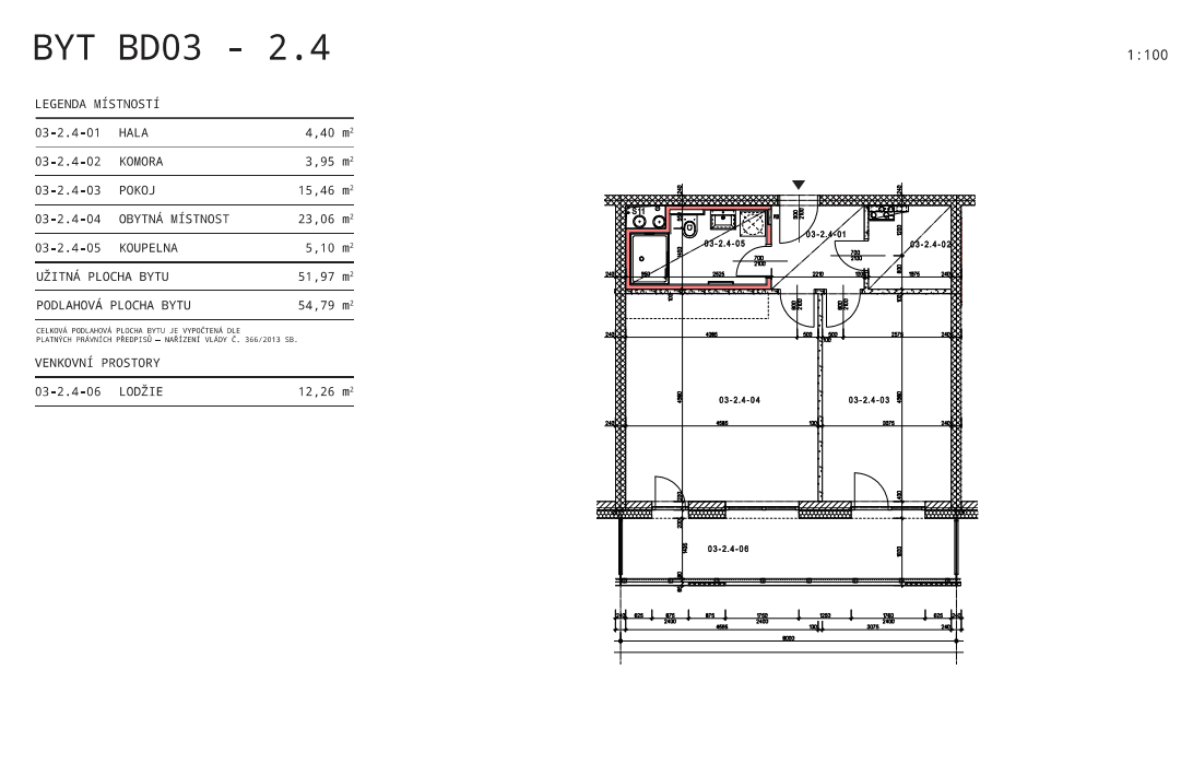 Prenájom bytu 2-izbový 52 m², Kladno, Středočeský kraj Prenájom bytu 2-izbový 52 m², Kladno, Středočeský kraj