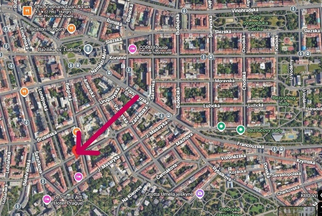 Prenájom nebytového priestoru 331 m², Záhřebská, Praha, Praha Prenájom nebytového priestoru 331 m², Záhřebská, Praha, Praha