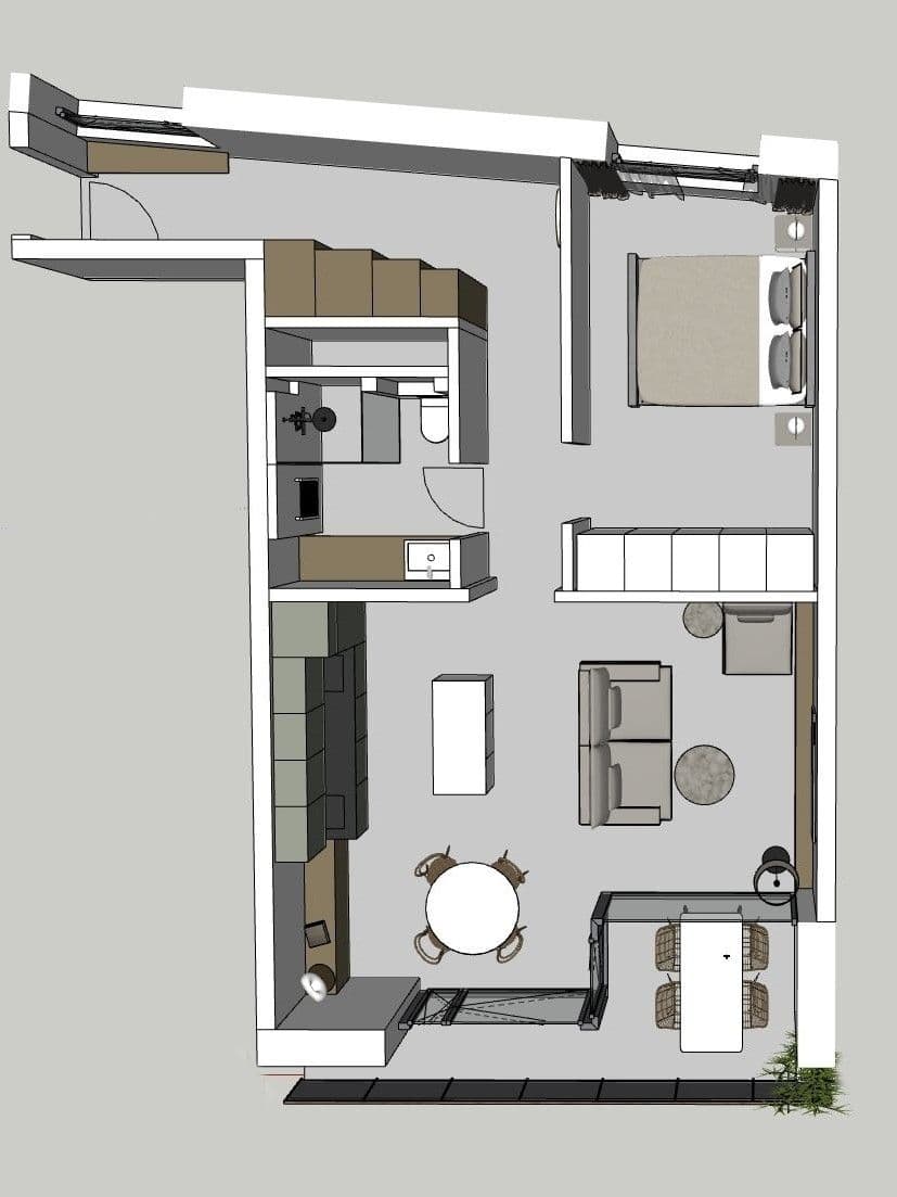 Prenájom bytu 2-izbový 54 m², Hartigova, Praha, Praha Prenájom bytu 2-izbový 54 m², Hartigova, Praha, Praha