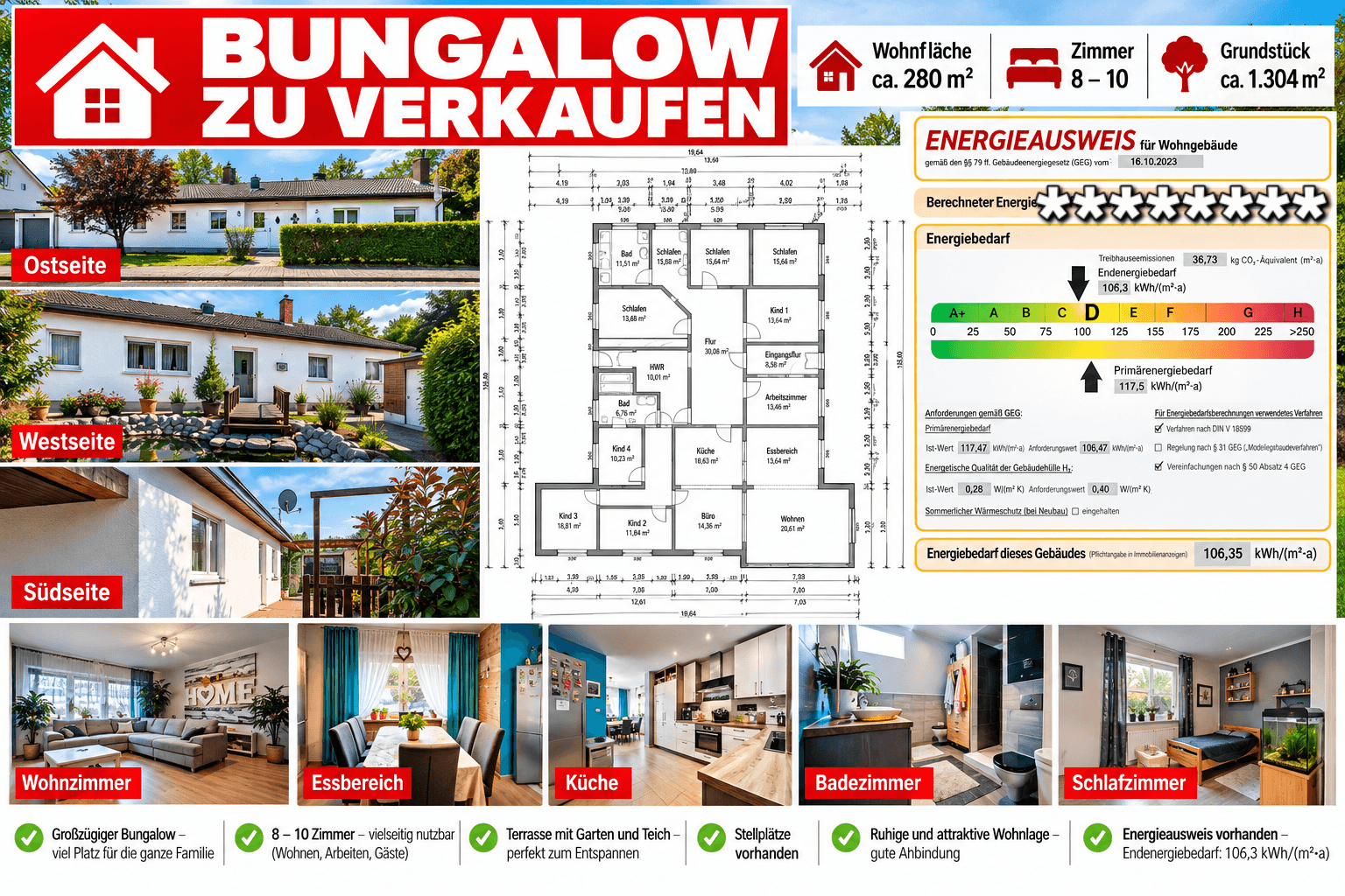 Predaj domu 280 m², pozemok 1.304 m², Südheide, Dolné Sasko Predaj domu 280 m², pozemok 1.304 m², Südheide, Dolné Sasko
