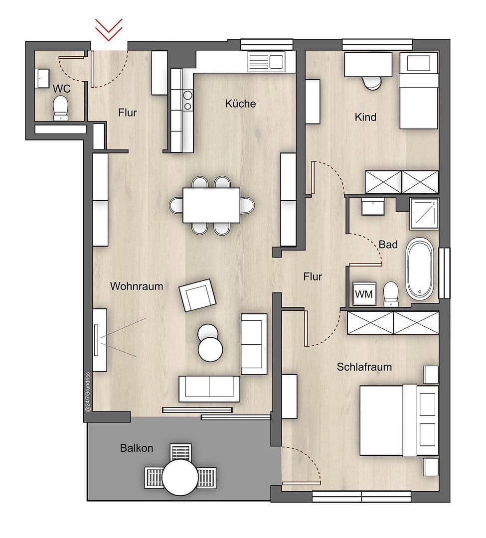 Predaj bytu 3-izbový 89 m², Königswinter, Severné Porýnie - Westfálsko Predaj bytu 3-izbový 89 m², Königswinter, Severné Porýnie - Westfálsko