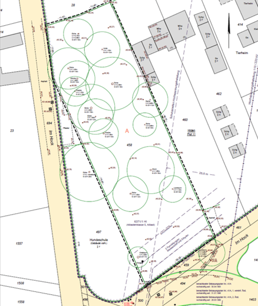 Predaj pozemku 2.459 m², Im Hock, Hilden, Severné Porýnie - Westfálsko Predaj pozemku 2.459 m², Im Hock, Hilden, Severné Porýnie - Westfálsko