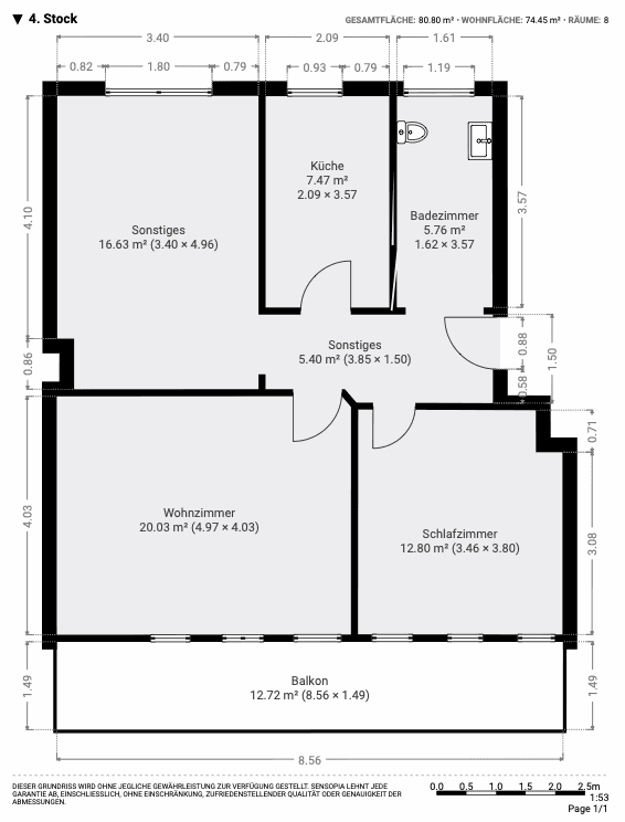 Prenájom bytu 3-izbový 74 m², De-La-Chevallerie-Str. 24, Gelsenkirchen, Severné Porýnie - Westfálsko Prenájom bytu 3-izbový 74 m², De-La-Chevallerie-Str. 24, Gelsenkirchen, Severné Porýnie - Westfálsko
