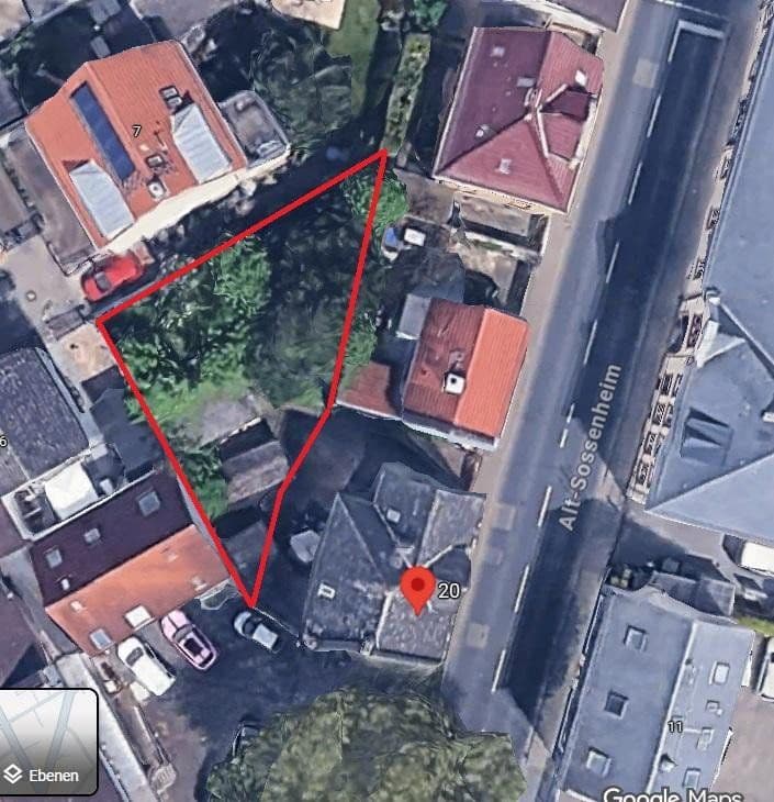 Predaj pozemku 293 m², Alt Sossenheim 20, Frankfurt am Main, Hesensko Predaj pozemku 293 m², Alt Sossenheim 20, Frankfurt am Main, Hesensko
