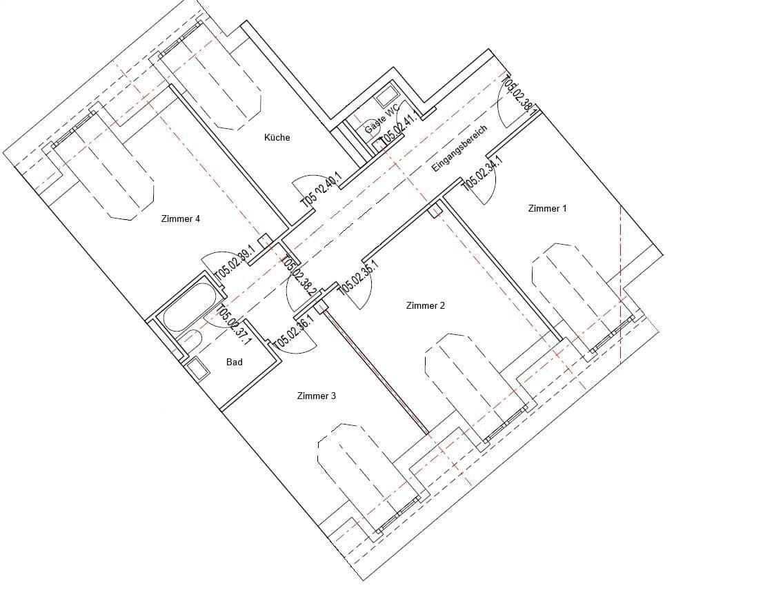 Prenájom bytu 4-izbový 116 m², Ratingen, Severné Porýnie - Westfálsko Prenájom bytu 4-izbový 116 m², Ratingen, Severné Porýnie - Westfálsko