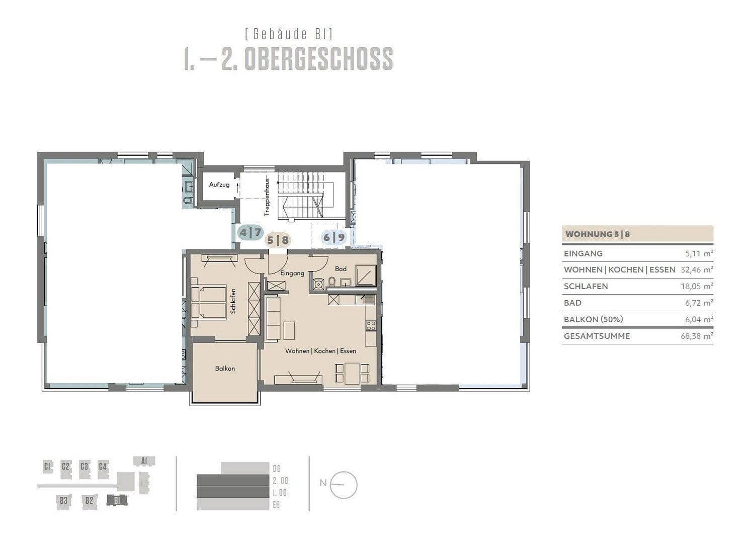 Prenájom bytu 2-izbový 69 m², An der Mühlbach Promenade 6, Plattling, Bavorsko Prenájom bytu 2-izbový 69 m², An der Mühlbach Promenade 6, Plattling, Bavorsko