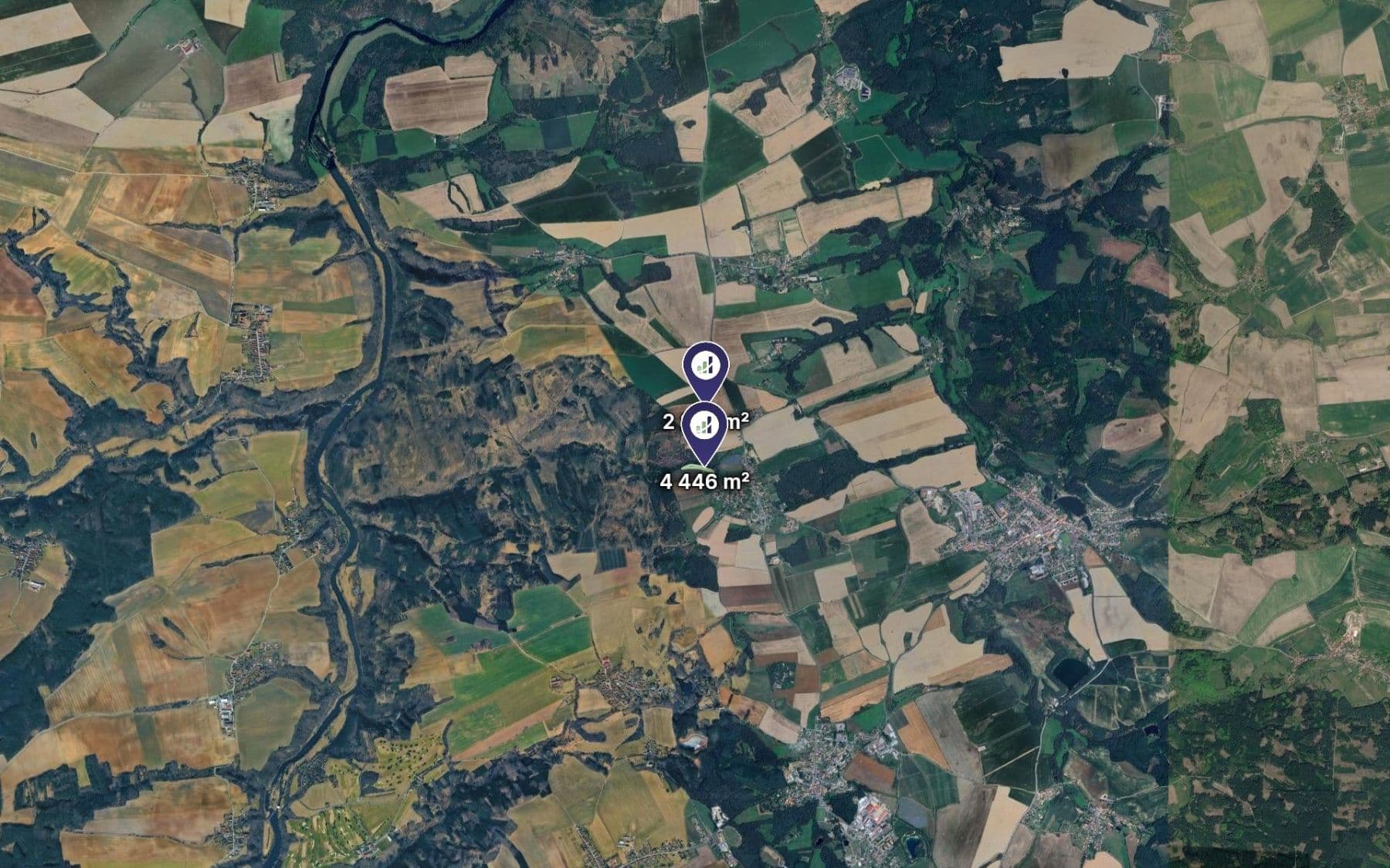 Predaj pozemku 3.367 m², Újezd u Svatého Kříže, Plzeňský kraj Predaj pozemku 3.367 m², Újezd u Svatého Kříže, Plzeňský kraj