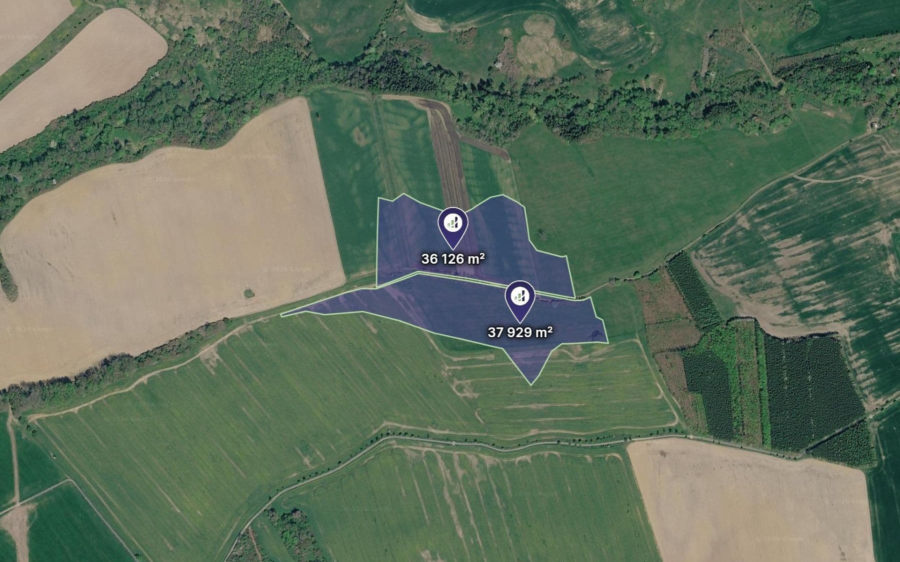 Predaj pozemku 103.229 m², Spálené Poříčí, Plzeňský kraj Predaj pozemku 103.229 m², Spálené Poříčí, Plzeňský kraj