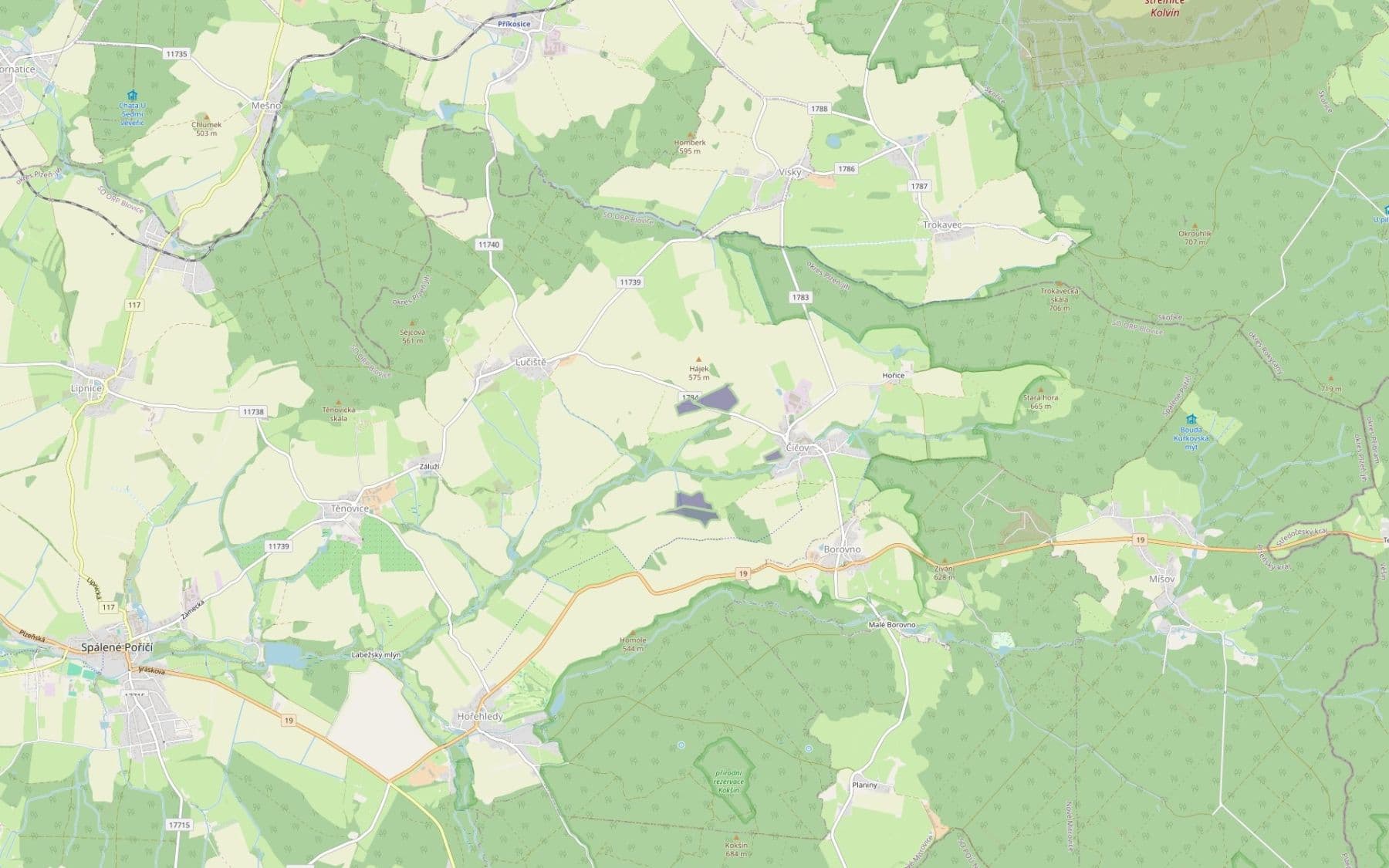 Predaj pozemku 103.229 m², Spálené Poříčí, Plzeňský kraj Predaj pozemku 103.229 m², Spálené Poříčí, Plzeňský kraj