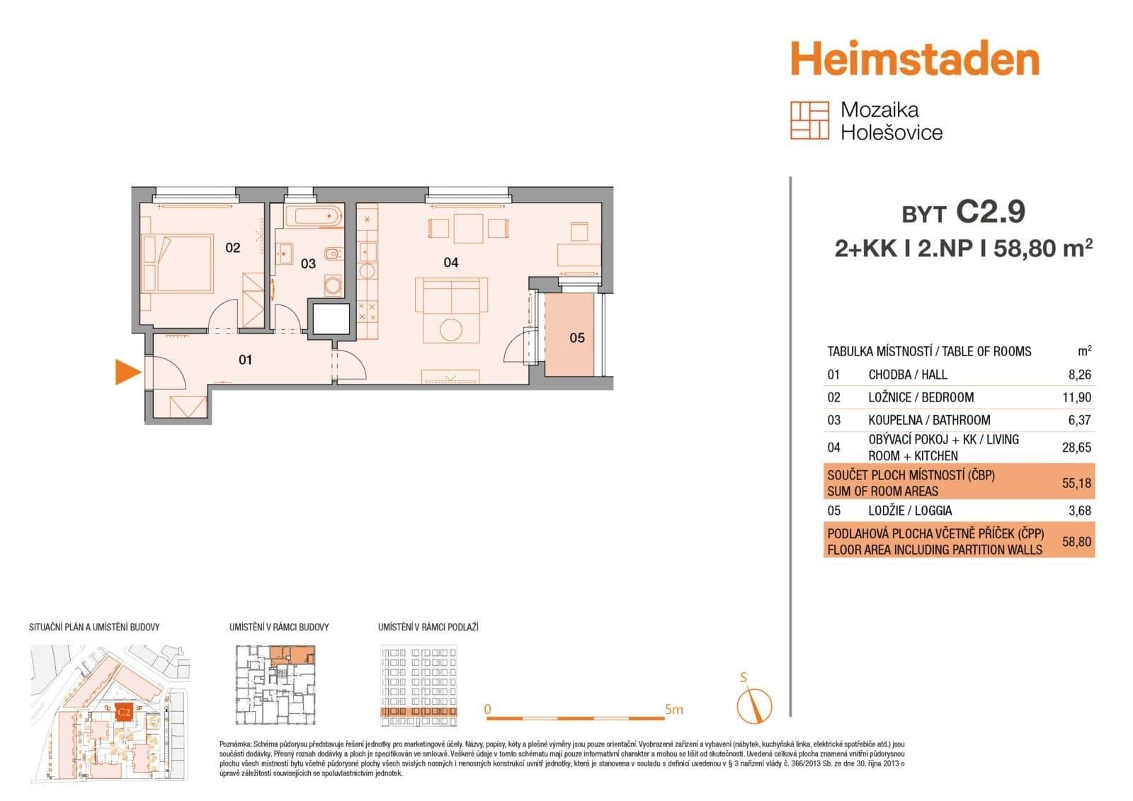 Prenájom bytu 2-izbový 55 m², U Pergamenky, Praha, Praha Prenájom bytu 2-izbový 55 m², U Pergamenky, Praha, Praha