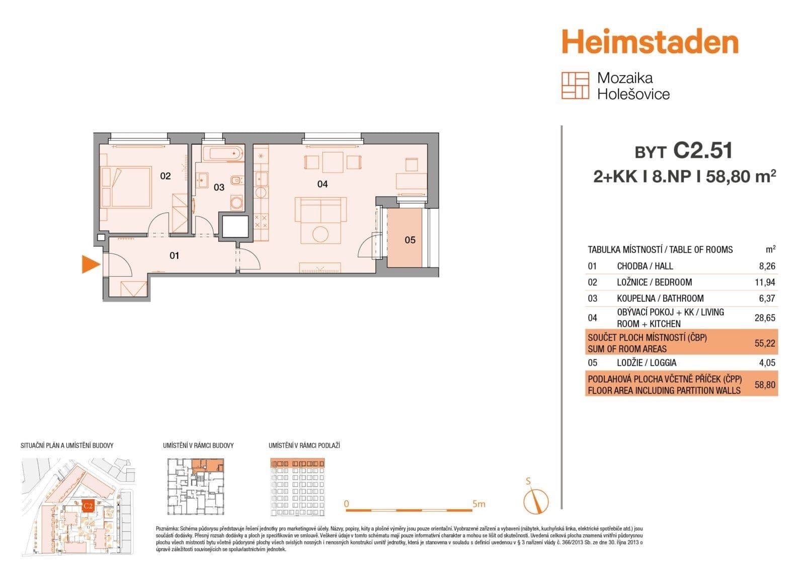 Prenájom bytu 2-izbový 57 m², U Pergamenky, Praha, Praha Prenájom bytu 2-izbový 57 m², U Pergamenky, Praha, Praha
