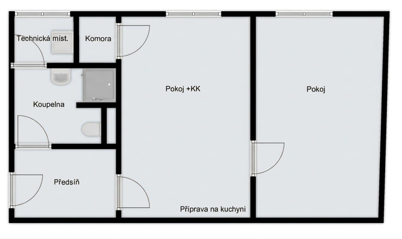 Predaj bytu 2-izbový 52 m², Palackého třída, Nymburk, Středočeský kraj Predaj bytu 2-izbový 52 m², Palackého třída, Nymburk, Středočeský kraj