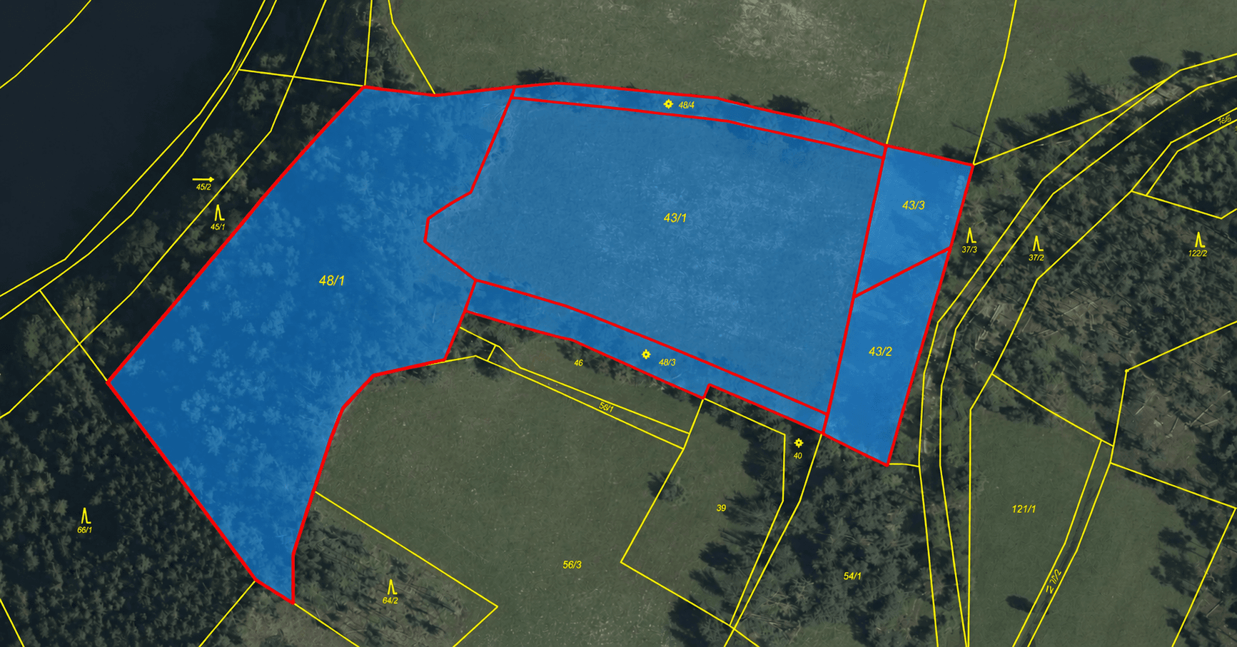 Predaj pozemku 19.578 m², Krásná Hora nad Vltavou, Středočeský kraj Predaj pozemku 19.578 m², Krásná Hora nad Vltavou, Středočeský kraj