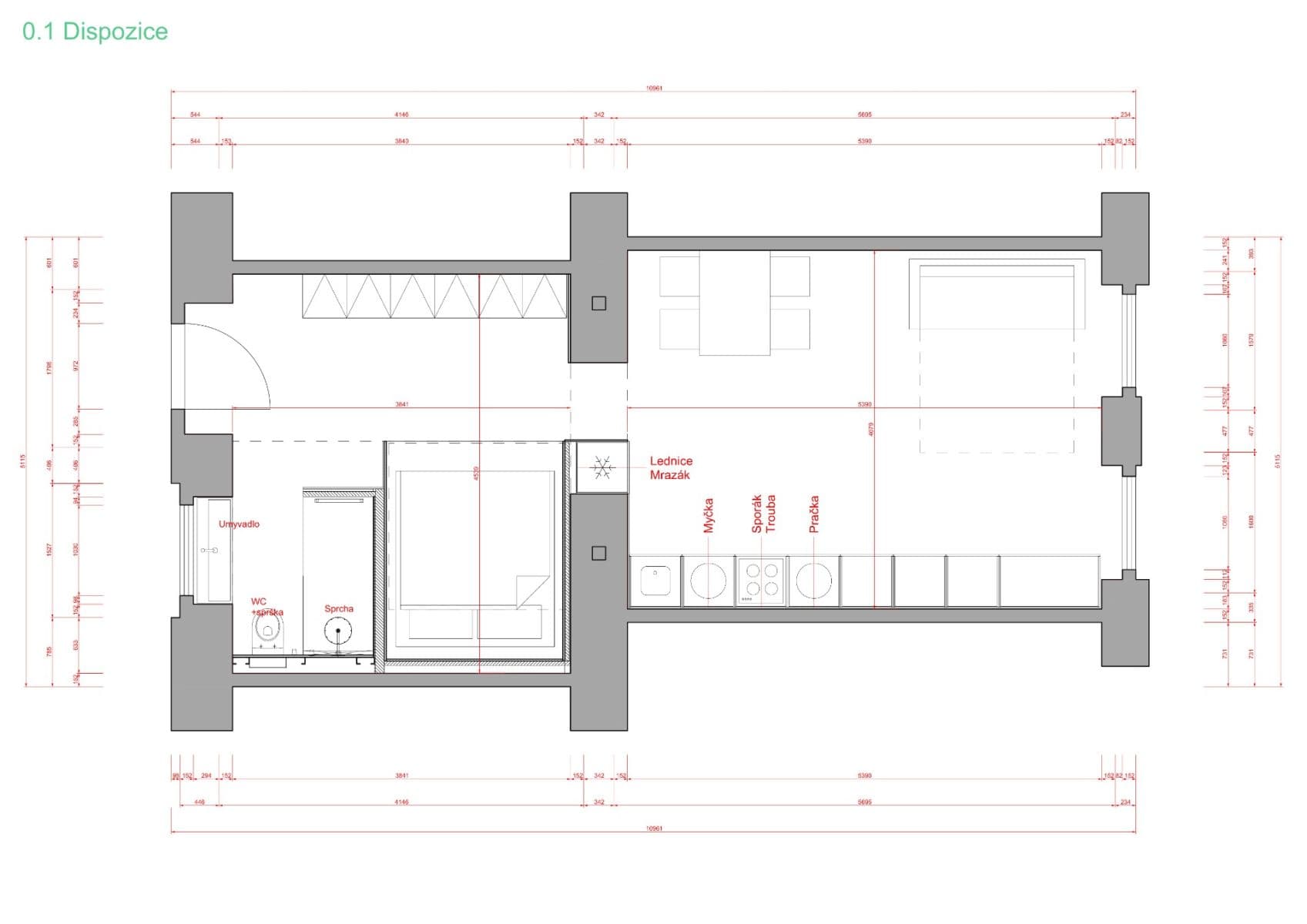 Predaj bytu 2-izbový 41 m², Bubenská, Praha, Praha Predaj bytu 2-izbový 41 m², Bubenská, Praha, Praha