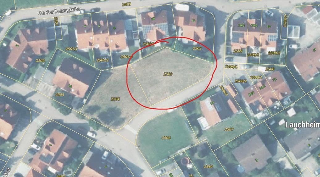 Predaj pozemku 649 m², Lauchheim, Bádensko-Wurttembersko Predaj pozemku 649 m², Lauchheim, Bádensko-Wurttembersko