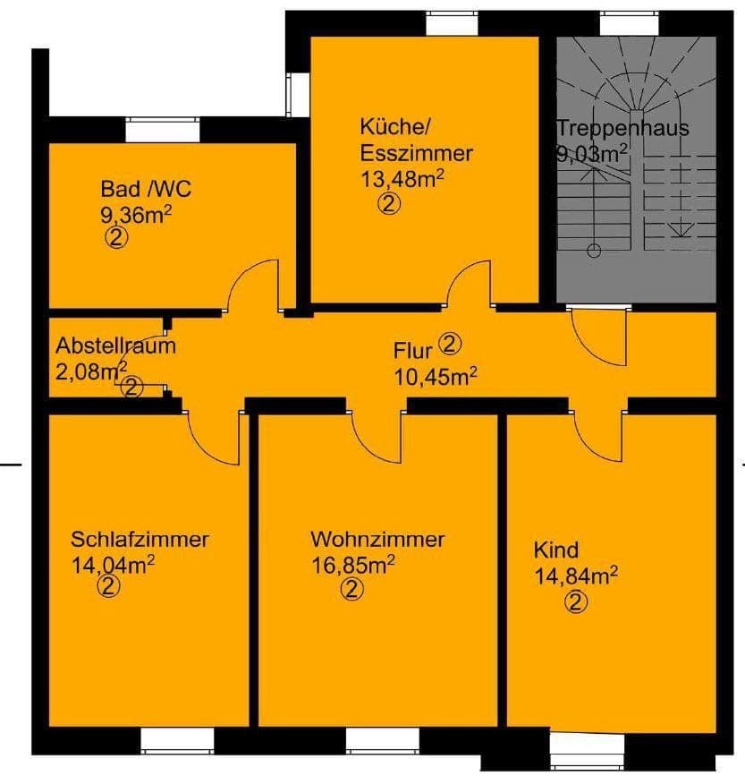 Predaj bytu 4-izbový 81 m², Stadelmannstr. 28, Aschaffenburg, Bavorsko Predaj bytu 4-izbový 81 m², Stadelmannstr. 28, Aschaffenburg, Bavorsko