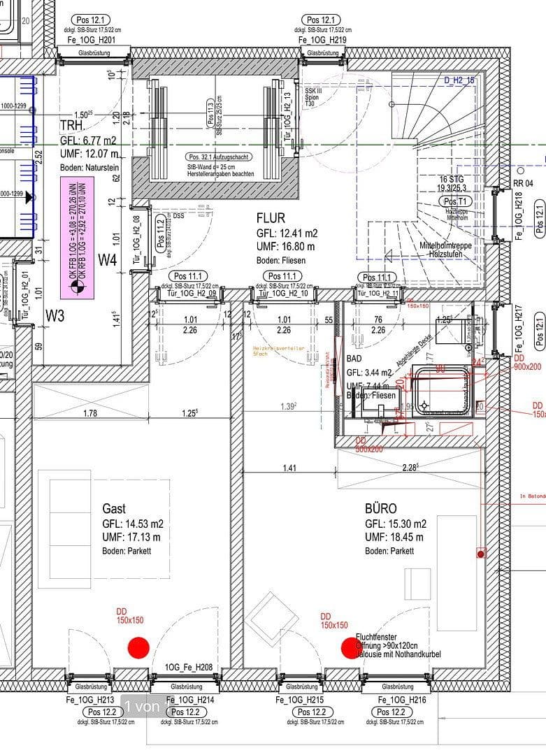Prenájom bytu 5-izbový 178 m², Am Alten Sportplatz 9, Fulda, Hesensko Prenájom bytu 5-izbový 178 m², Am Alten Sportplatz 9, Fulda, Hesensko