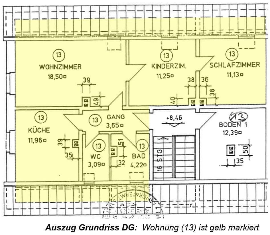 Predaj bytu 3-izbový 64 m², Straße des Aufbaus 9 a, Unterwellenborn, Durínsko Predaj bytu 3-izbový 64 m², Straße des Aufbaus 9 a, Unterwellenborn, Durínsko