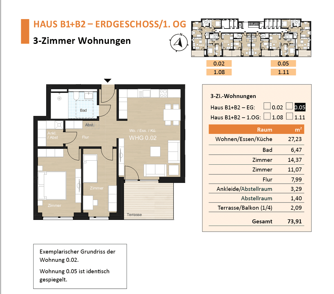 Prenájom bytu 3-izbový 74 m², Süllbergring, Springe, Dolné Sasko Prenájom bytu 3-izbový 74 m², Süllbergring, Springe, Dolné Sasko