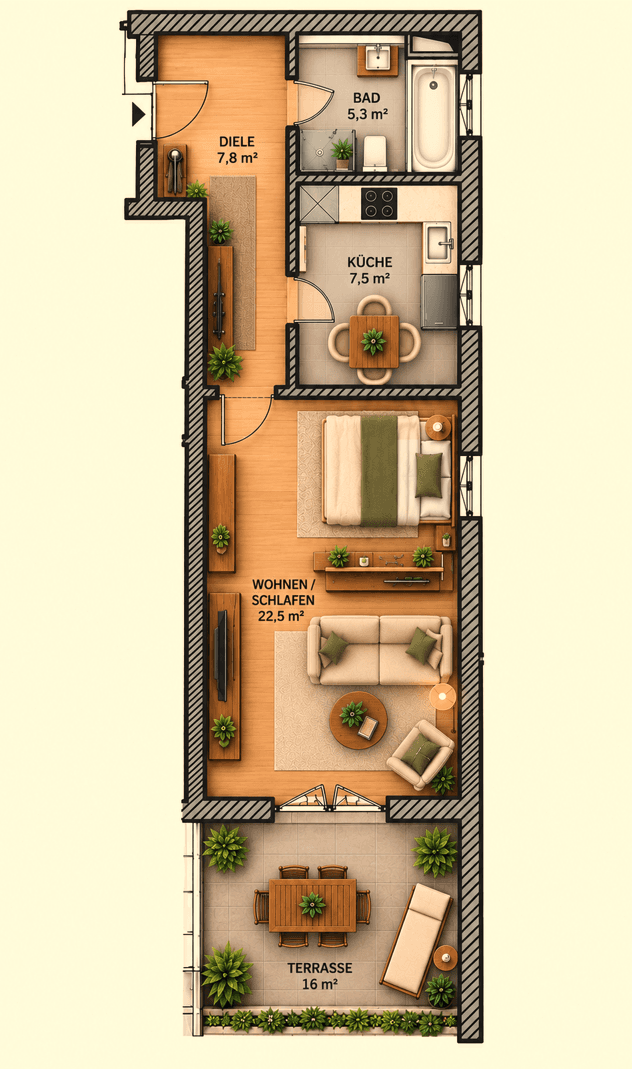Predaj bytu 1-izbový 51 m², Puchheim, Bavorsko Predaj bytu 1-izbový 51 m², Puchheim, Bavorsko