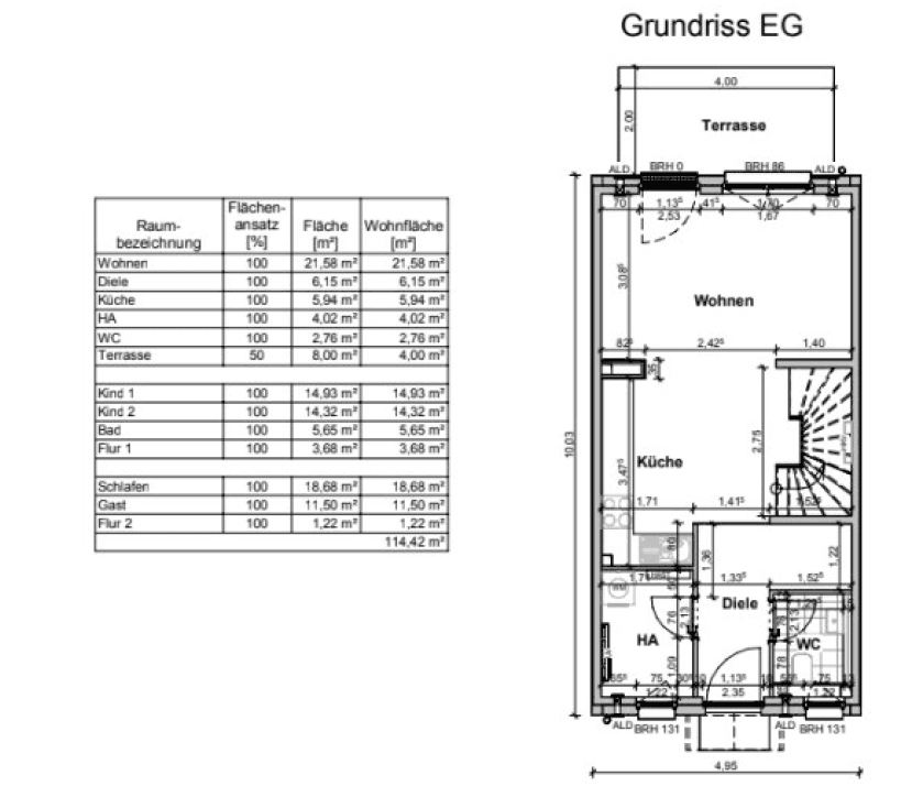 Prenájom domu 114 m², pozemok 120 m², Zossen, Brandenbursko Prenájom domu 114 m², pozemok 120 m², Zossen, Brandenbursko