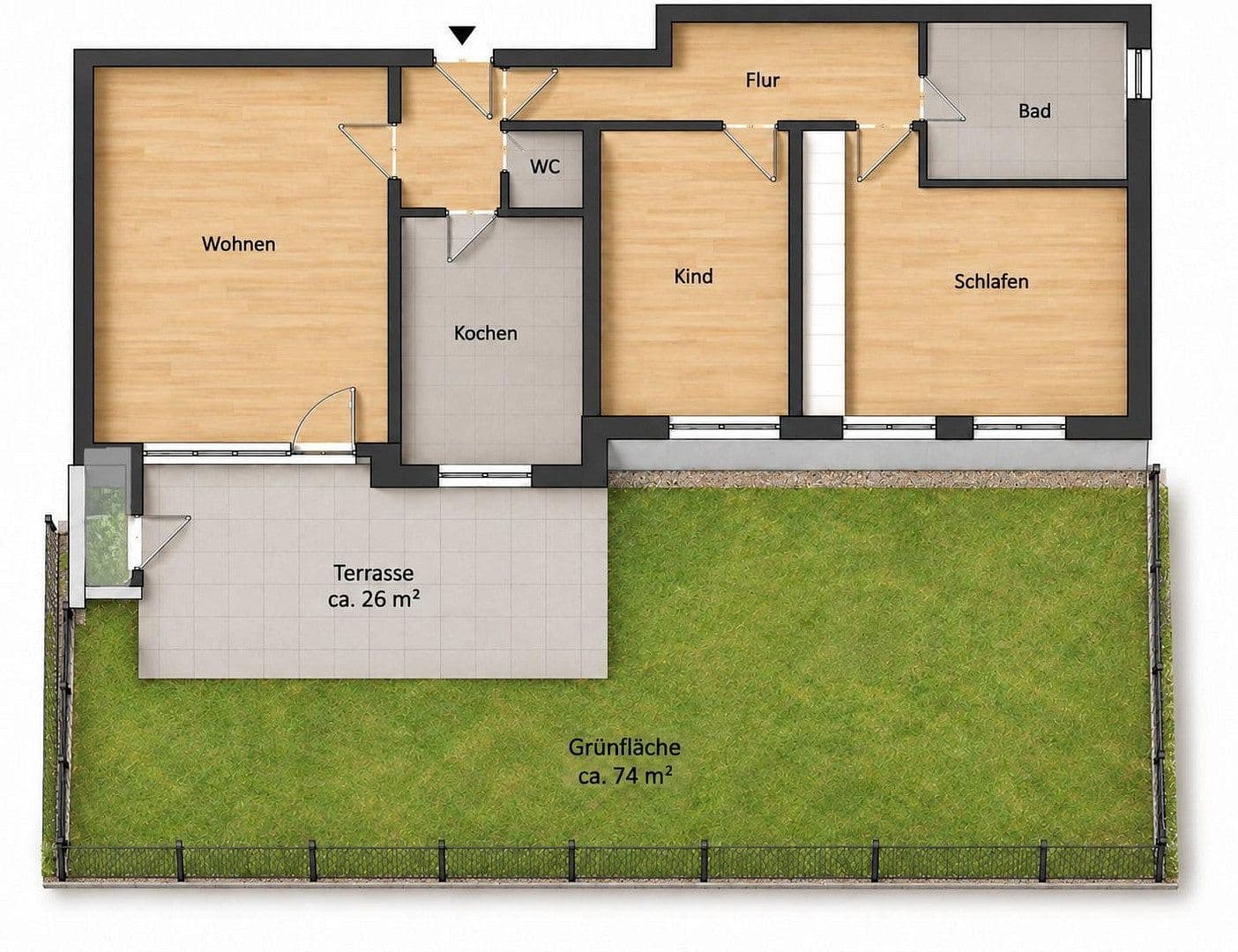Predaj bytu 3-izbový 93 m², Frankfurt, Hesensko Predaj bytu 3-izbový 93 m², Frankfurt, Hesensko