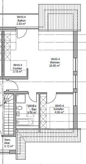 Prenájom bytu 2-izbový 48 m², Höferscher Weg 4, Eldingen, Dolné Sasko Prenájom bytu 2-izbový 48 m², Höferscher Weg 4, Eldingen, Dolné Sasko