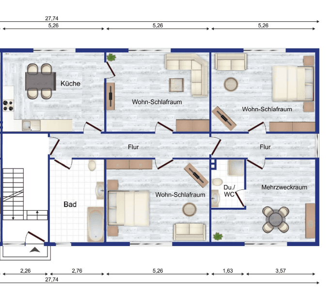 Prenájom bytu 4-izbový 135 m², Am Bohrturm 20, Schöningen, Dolné Sasko Prenájom bytu 4-izbový 135 m², Am Bohrturm 20, Schöningen, Dolné Sasko