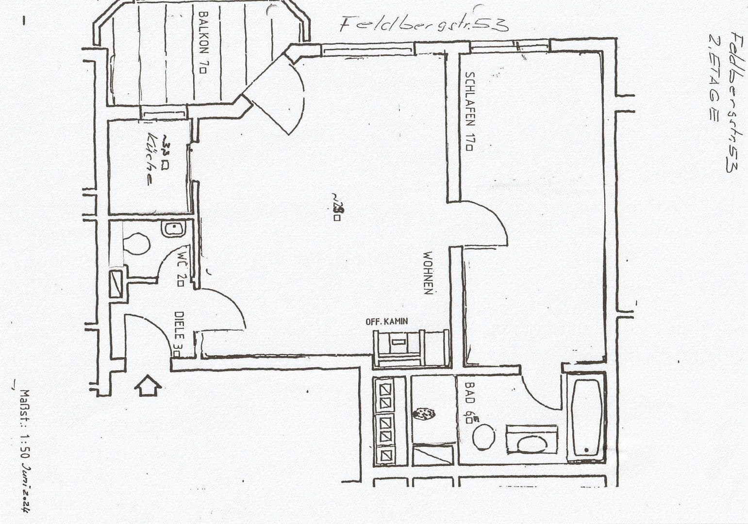 Prenájom bytu 2-izbový 62 m², Feldbergstr.53 60323 Frankfurt, Frankfurt, Hesensko Prenájom bytu 2-izbový 62 m², Feldbergstr.53 60323 Frankfurt, Frankfurt, Hesensko