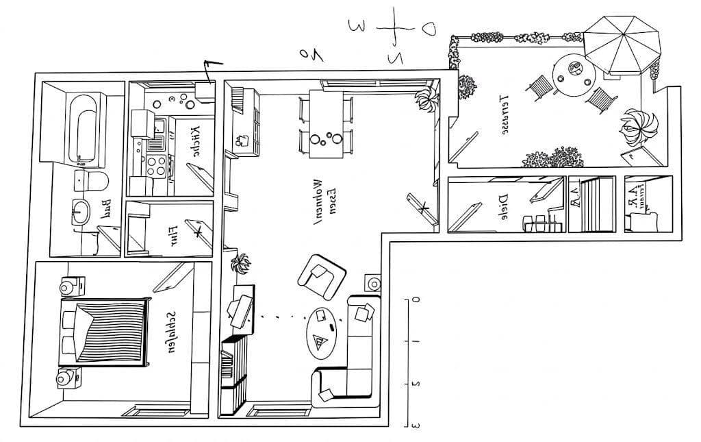 Prenájom bytu 2-izbový 72 m², Mörfelden-Walldorf, Hesensko Prenájom bytu 2-izbový 72 m², Mörfelden-Walldorf, Hesensko