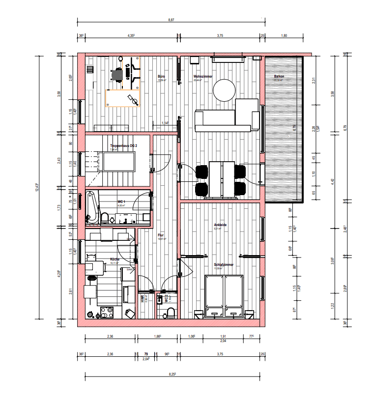 Prenájom bytu 3-izbový 92 m², Vosskamp 23, Wedemark, Dolné Sasko Prenájom bytu 3-izbový 92 m², Vosskamp 23, Wedemark, Dolné Sasko