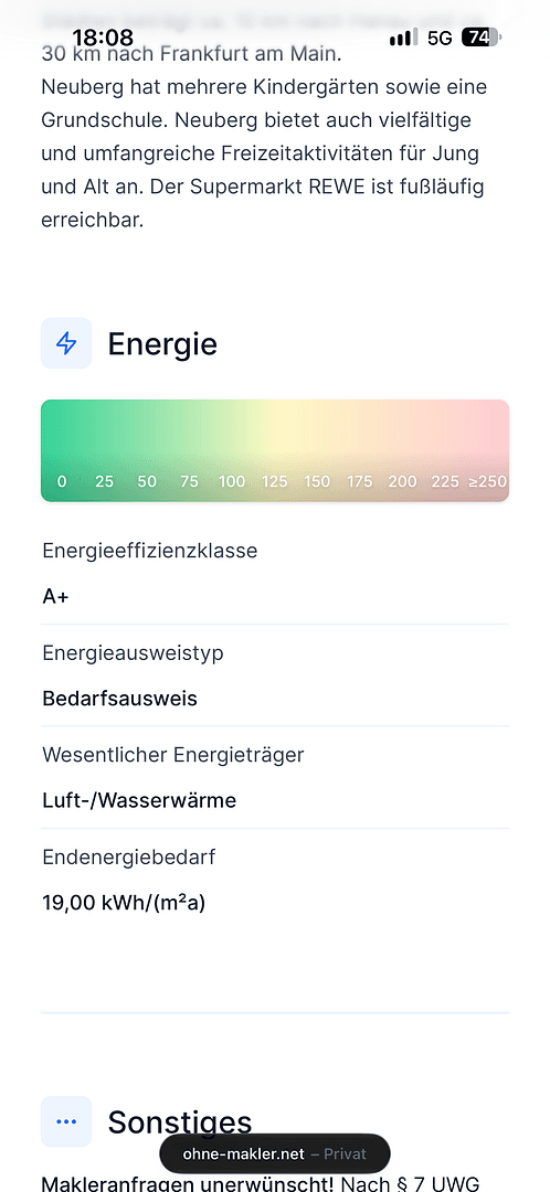 Prenájom bytu 2-izbový 55 m², Auf der Weingartsweide 20 A, Neuberg, Hesensko Prenájom bytu 2-izbový 55 m², Auf der Weingartsweide 20 A, Neuberg, Hesensko