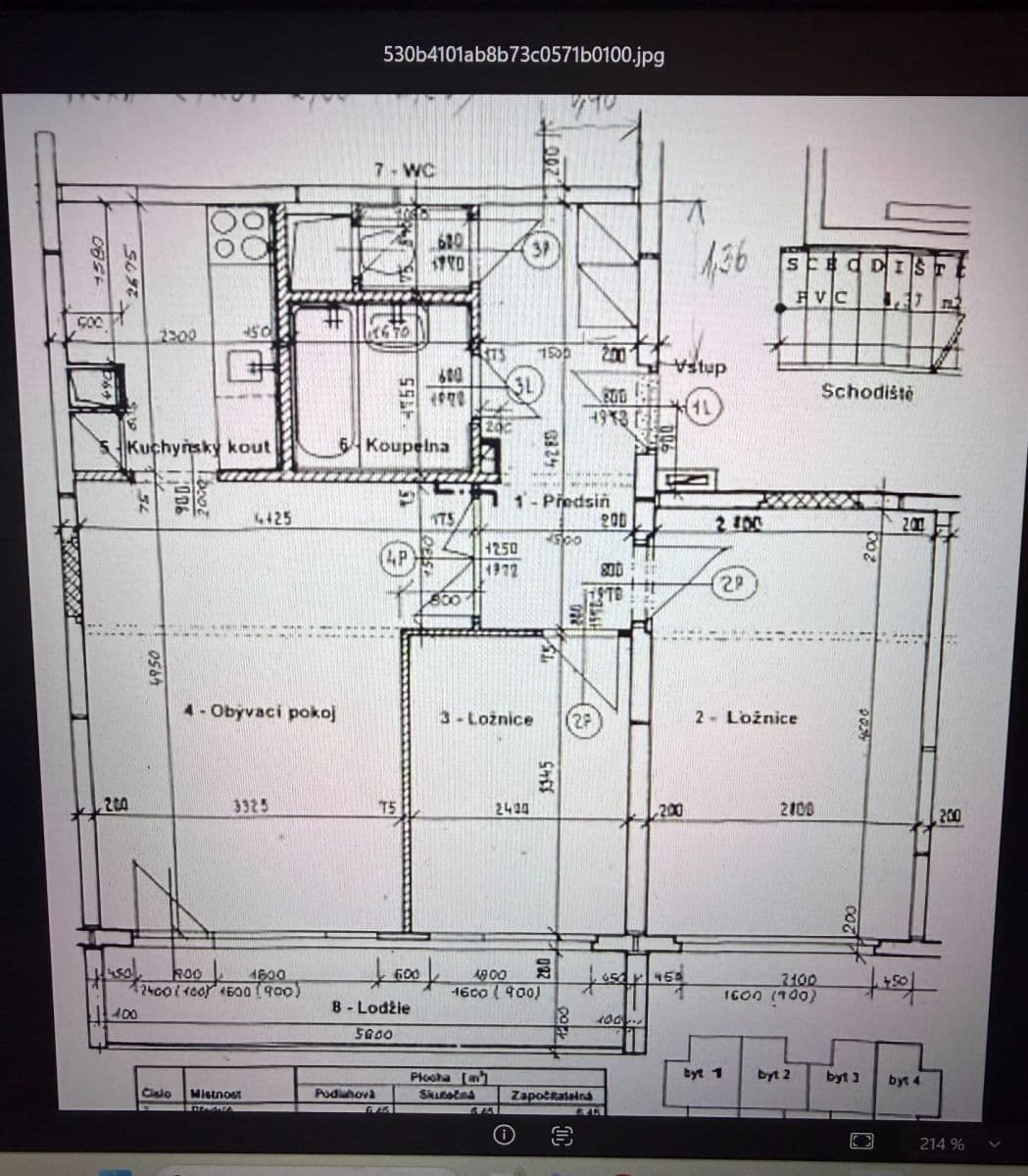 Predaj bytu 3-izbový 55 m², Bohúňova, Praha, Praha Predaj bytu 3-izbový 55 m², Bohúňova, Praha, Praha