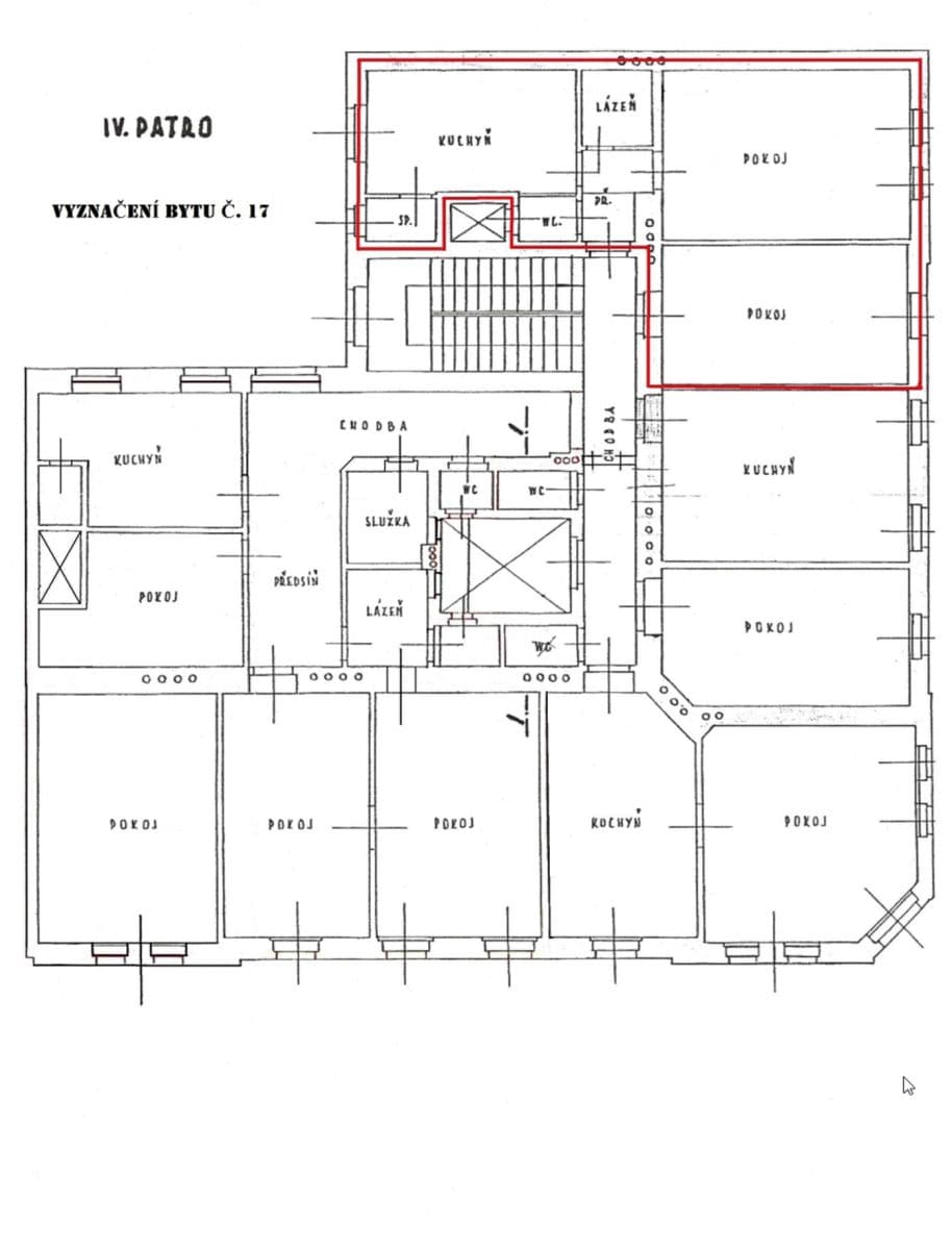 Prenájom bytu 2-izbový 68 m², Jana Zajíce, Praha, Praha Prenájom bytu 2-izbový 68 m², Jana Zajíce, Praha, Praha