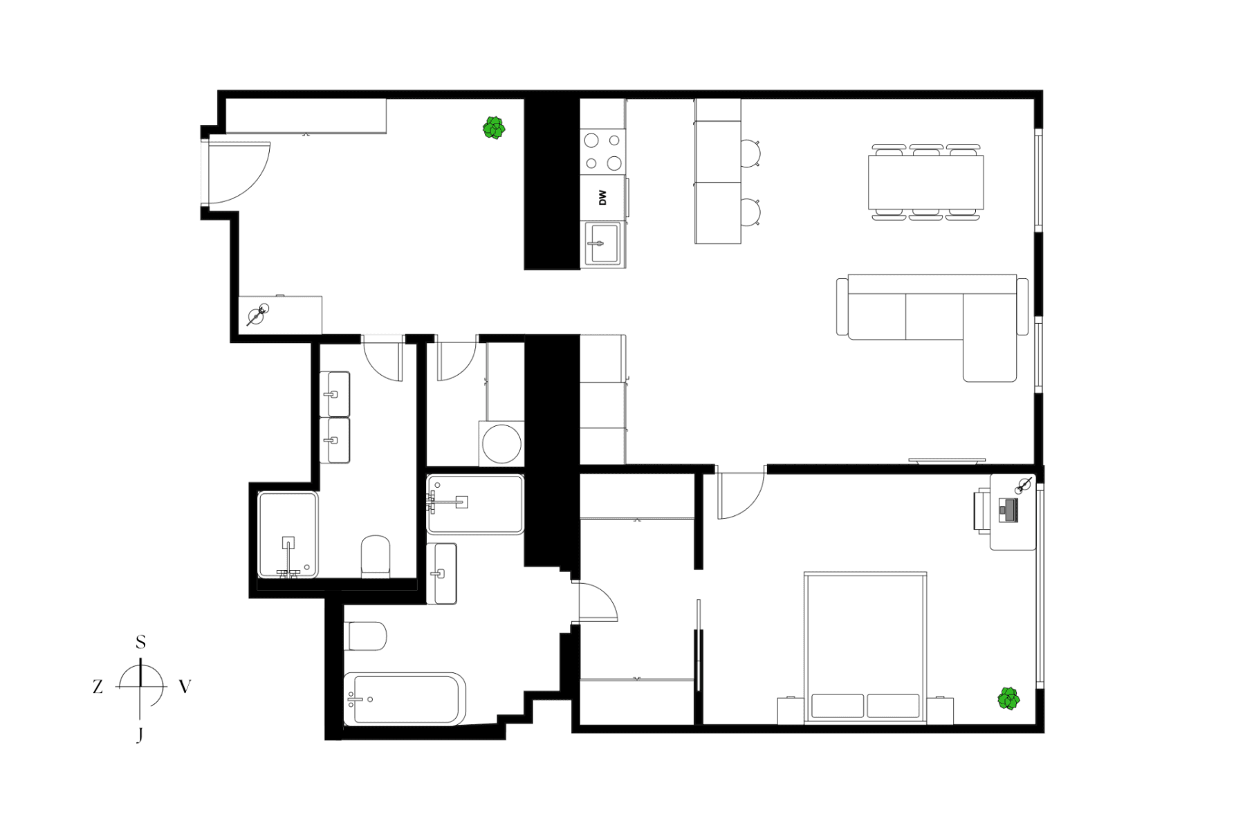 Predaj bytu 2-izbový 80 m², Čerchovská, Praha, Praha Predaj bytu 2-izbový 80 m², Čerchovská, Praha, Praha
