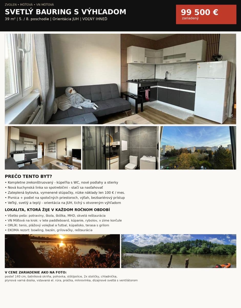 Predaj bytu 1-izbový 39 m², Záhonok, Zvolen, Banskobystrický kraj Predaj bytu 1-izbový 39 m², Záhonok, Zvolen, Banskobystrický kraj