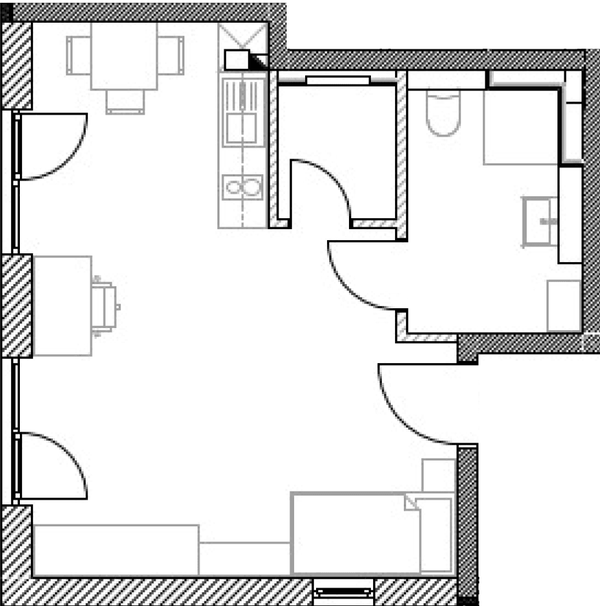 Prenájom bytu 1-izbový 35 m², Starzenbachweg 16, Deggendorf, Bavorsko Prenájom bytu 1-izbový 35 m², Starzenbachweg 16, Deggendorf, Bavorsko