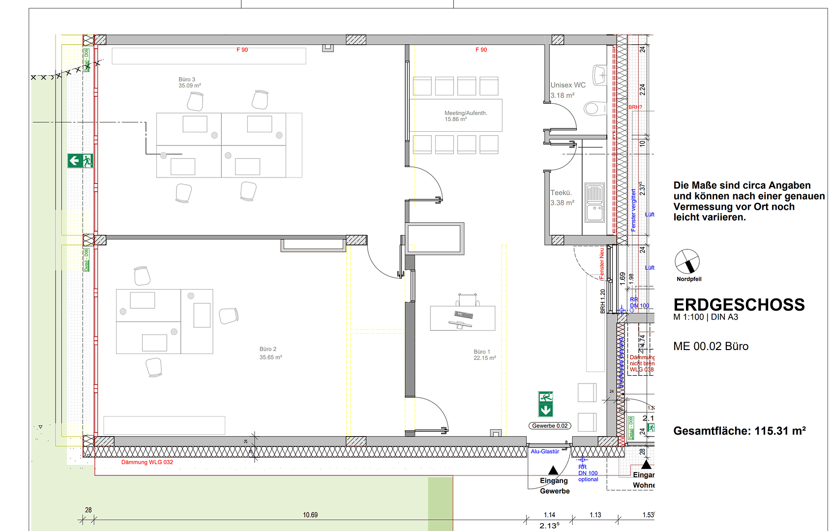 Prenájom kancelárie 116 m², Goerdelerstraße 35, Offenbach, Hesensko Prenájom kancelárie 116 m², Goerdelerstraße 35, Offenbach, Hesensko