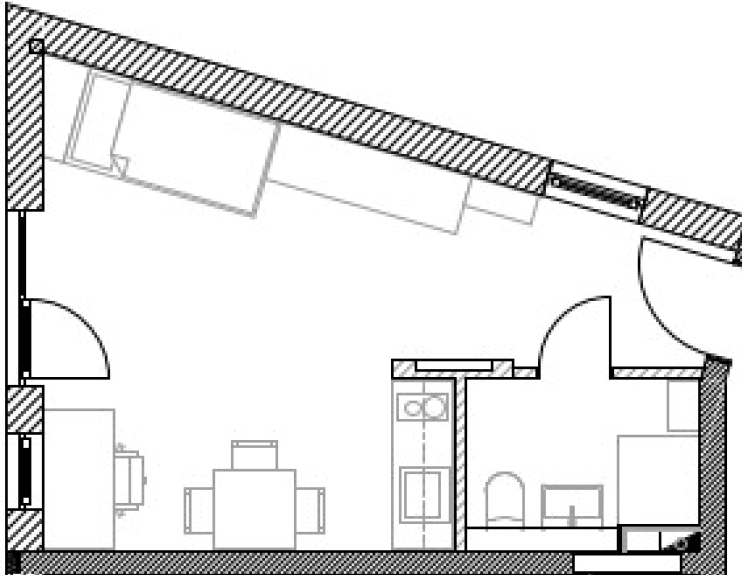 Prenájom bytu 1-izbový 26 m², Starzenbachweg 16, Deggendorf, Bavorsko Prenájom bytu 1-izbový 26 m², Starzenbachweg 16, Deggendorf, Bavorsko