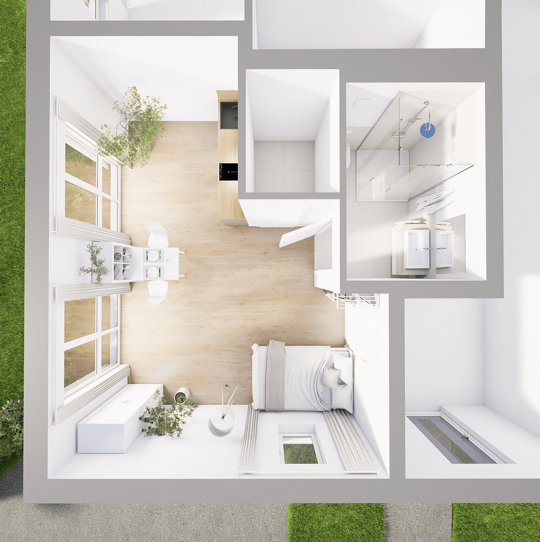 Prenájom bytu 1-izbový 35 m², Starzenbachweg 16, Deggendorf, Bavorsko Prenájom bytu 1-izbový 35 m², Starzenbachweg 16, Deggendorf, Bavorsko