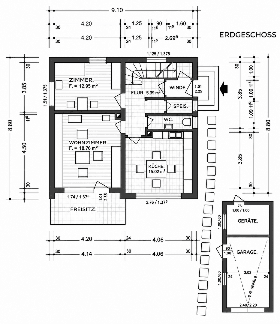 Prenájom domu 135 m², pozemok 646 m², Thomastraße 3,5, Ingolstadt, Bavorsko Prenájom domu 135 m², pozemok 646 m², Thomastraße 3,5, Ingolstadt, Bavorsko